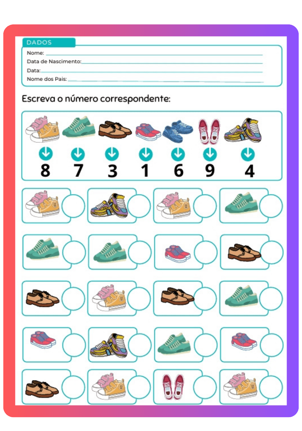 Child learning the alphabet